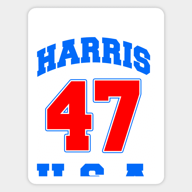 Harris 47 USA Magnet by MotiviTees